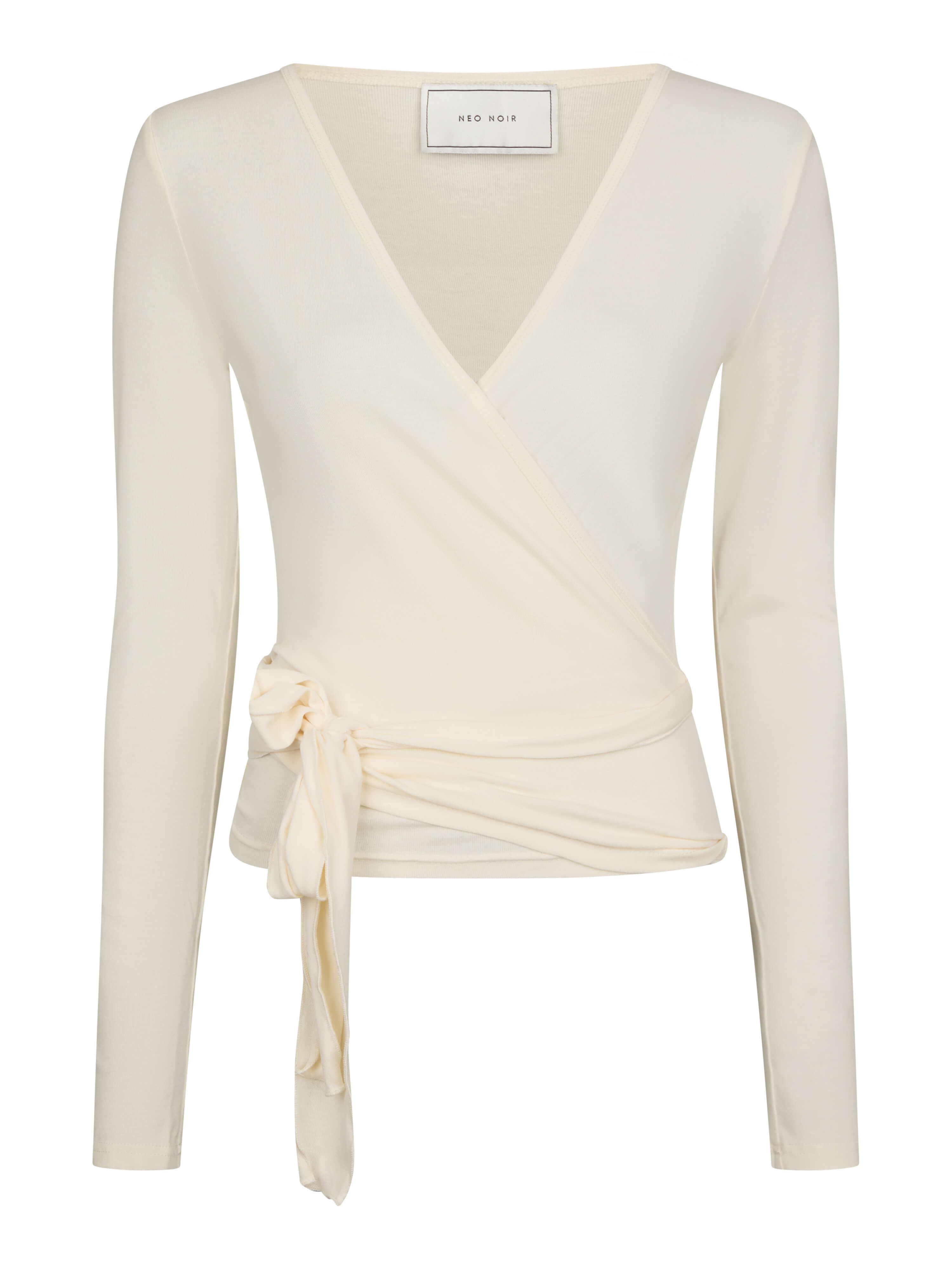 Nia Jersey Wrap Blouse