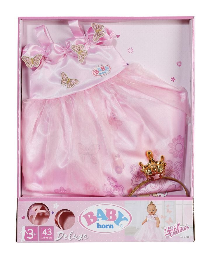 Baby Born Deluxe 43 cm princesse tøj