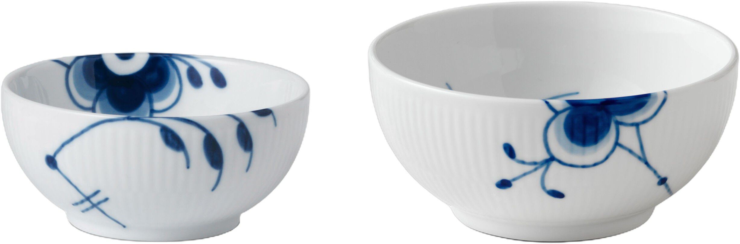 Blue Mega Bowls 24cl, 47cl 2pc