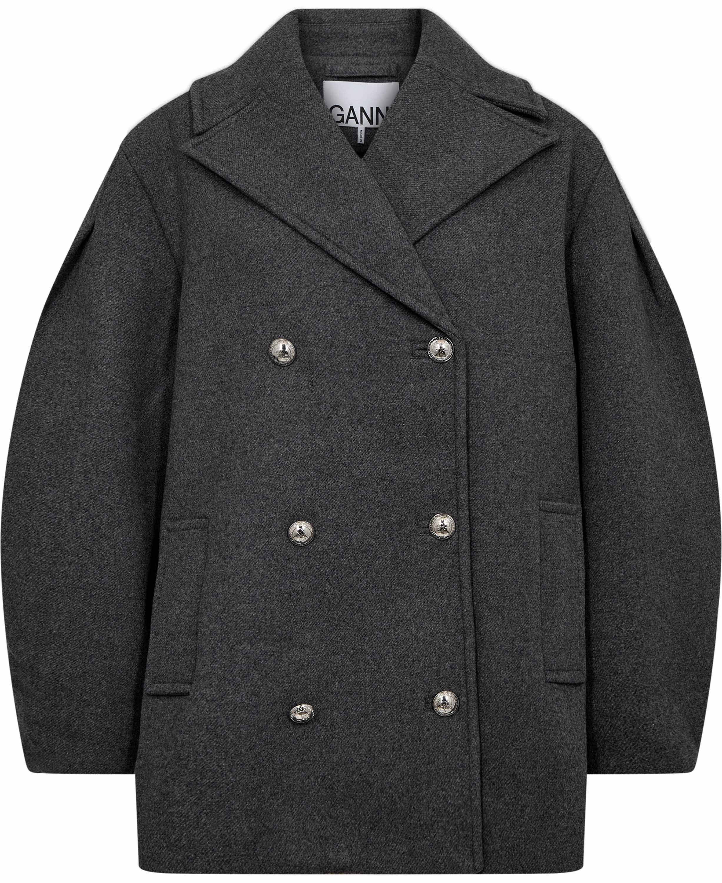 Peacoat Wool Midi Coat