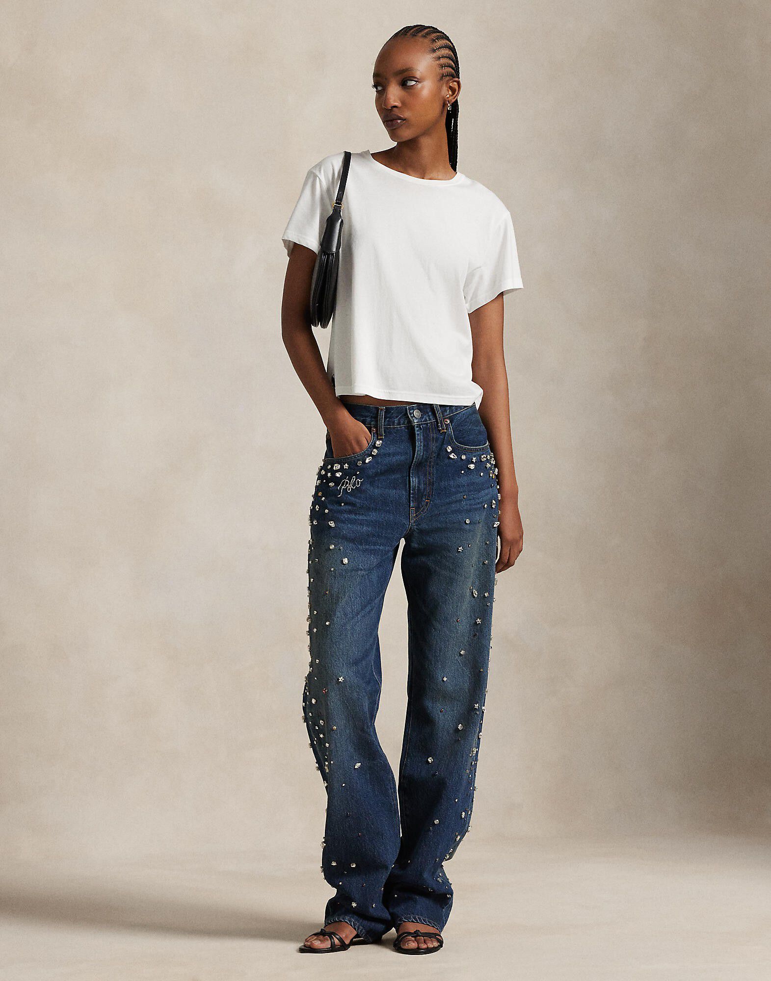 High-Rise Relaxed Straight Jean