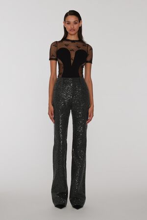 Twill Sequin Jeans