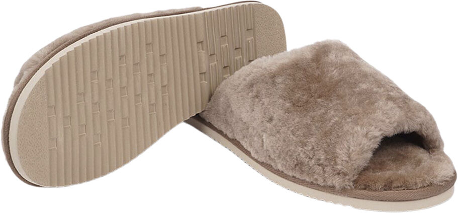 KVINA - OPEN SHEARLING SLIPPER