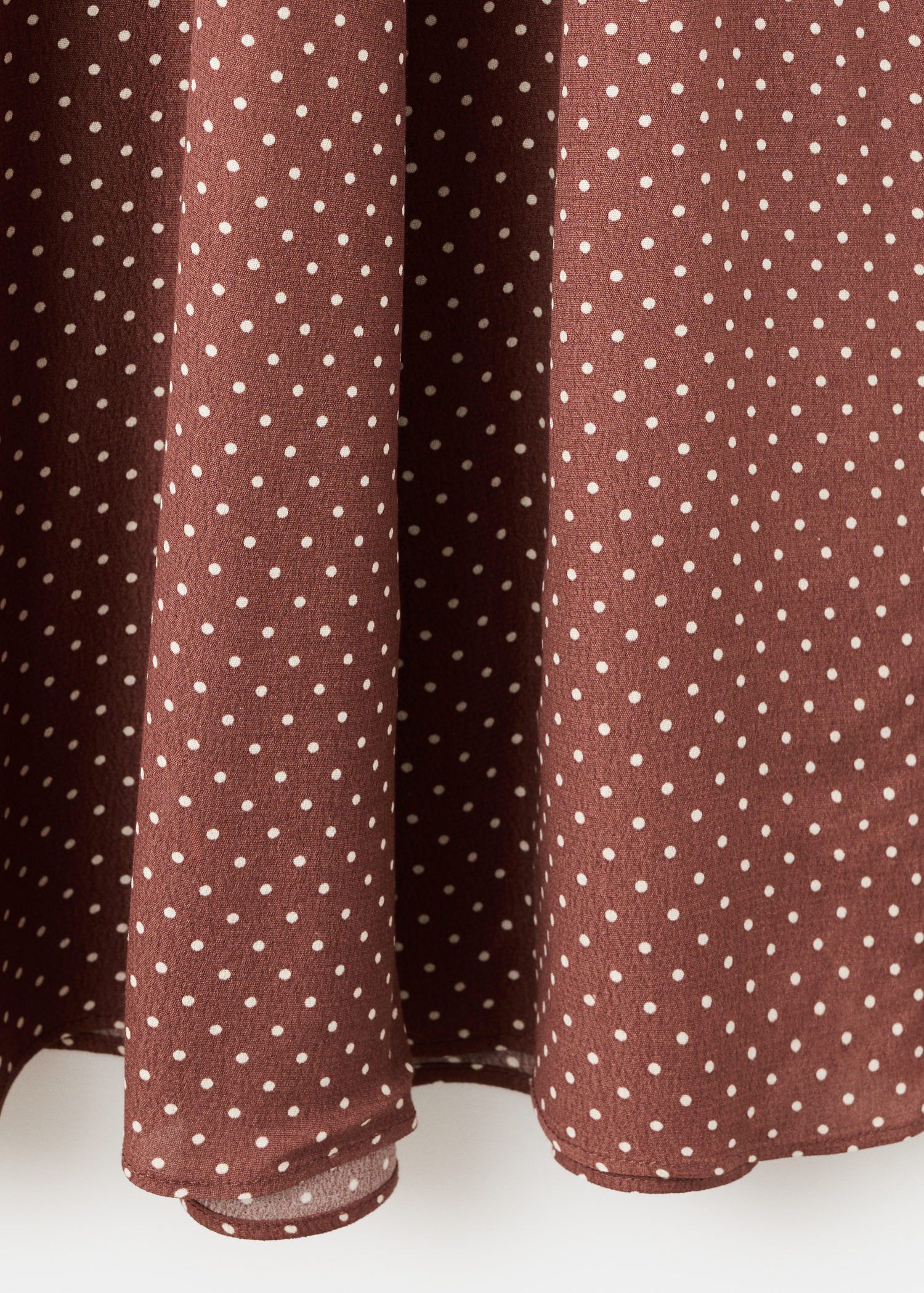 A-line polka-dot dress