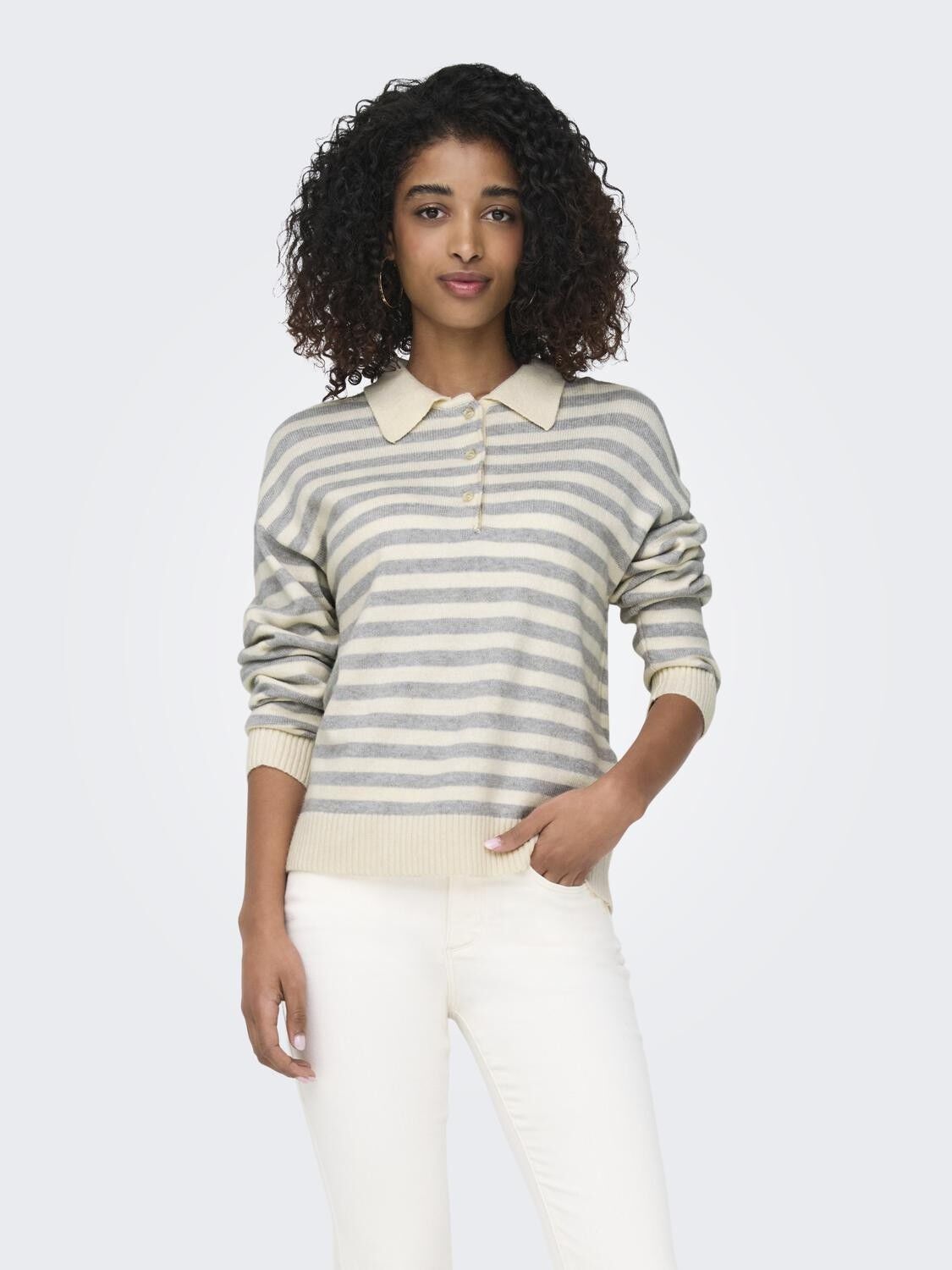 ONLLANA POLO LS PULLOVER EX KNT