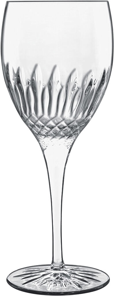 Diamante 4 stk. hvidvinsglas klar 38 cl &Oslash;8,5cm H21