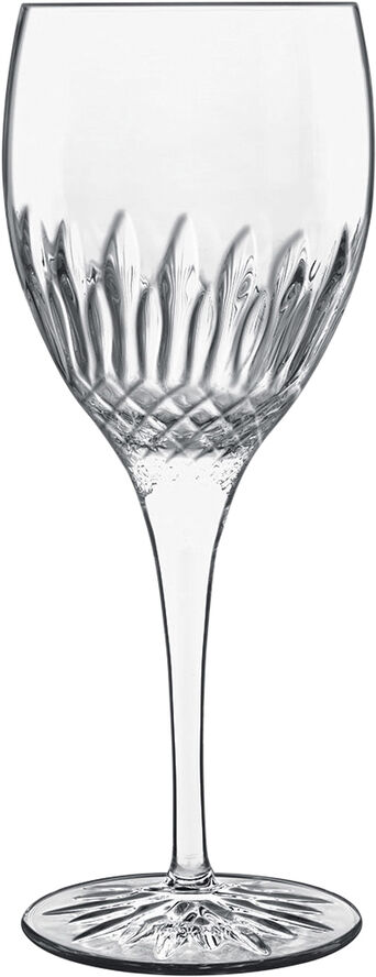 Diamante 4 stk. hvidvinsglas klar 38 cl Ø8,5cm H21
