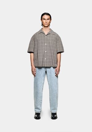 SEERSUCKER CHECK VACATION SHIRT