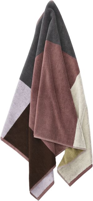 H&aring;ndkl&aelig;de 50x100 Colour Block Rosewood