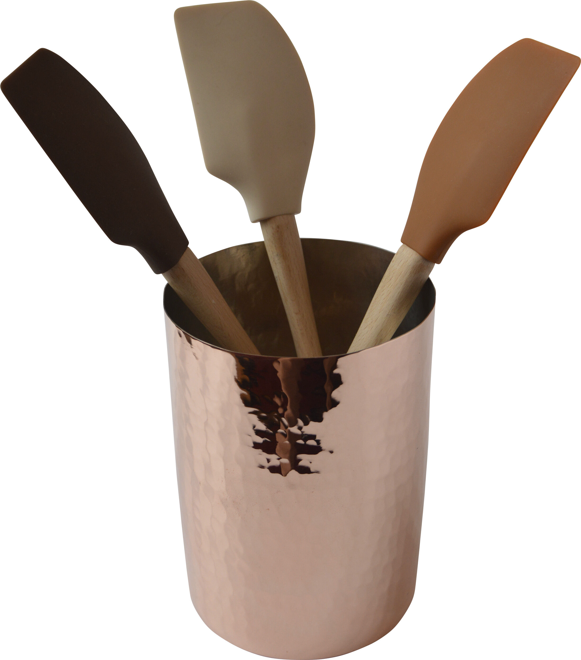 Redskabskrukke 12 x 16 cm Hamret kobber