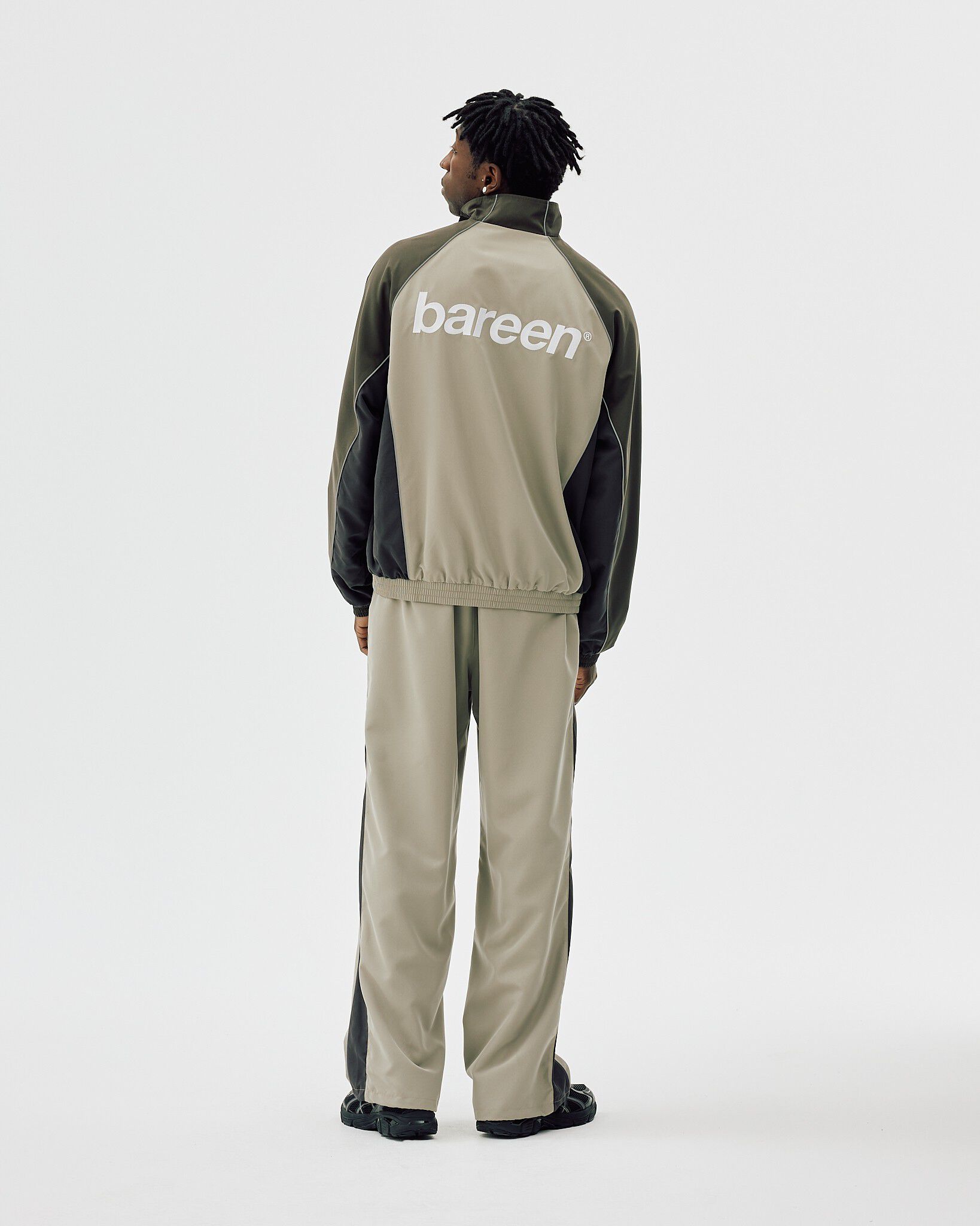 Oversized Track Jacket - Two-Tone