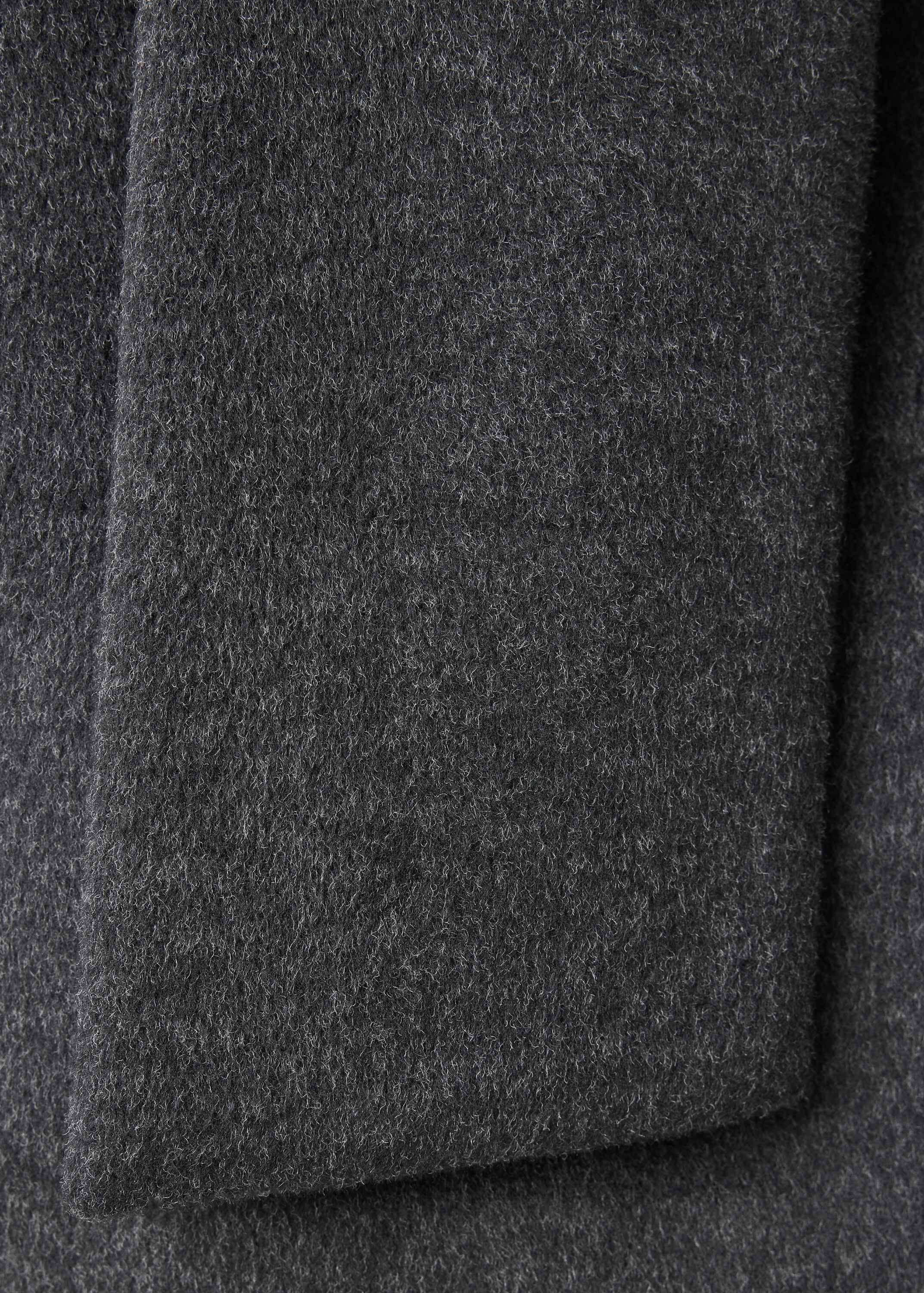 Scarf-collar cloth jacket