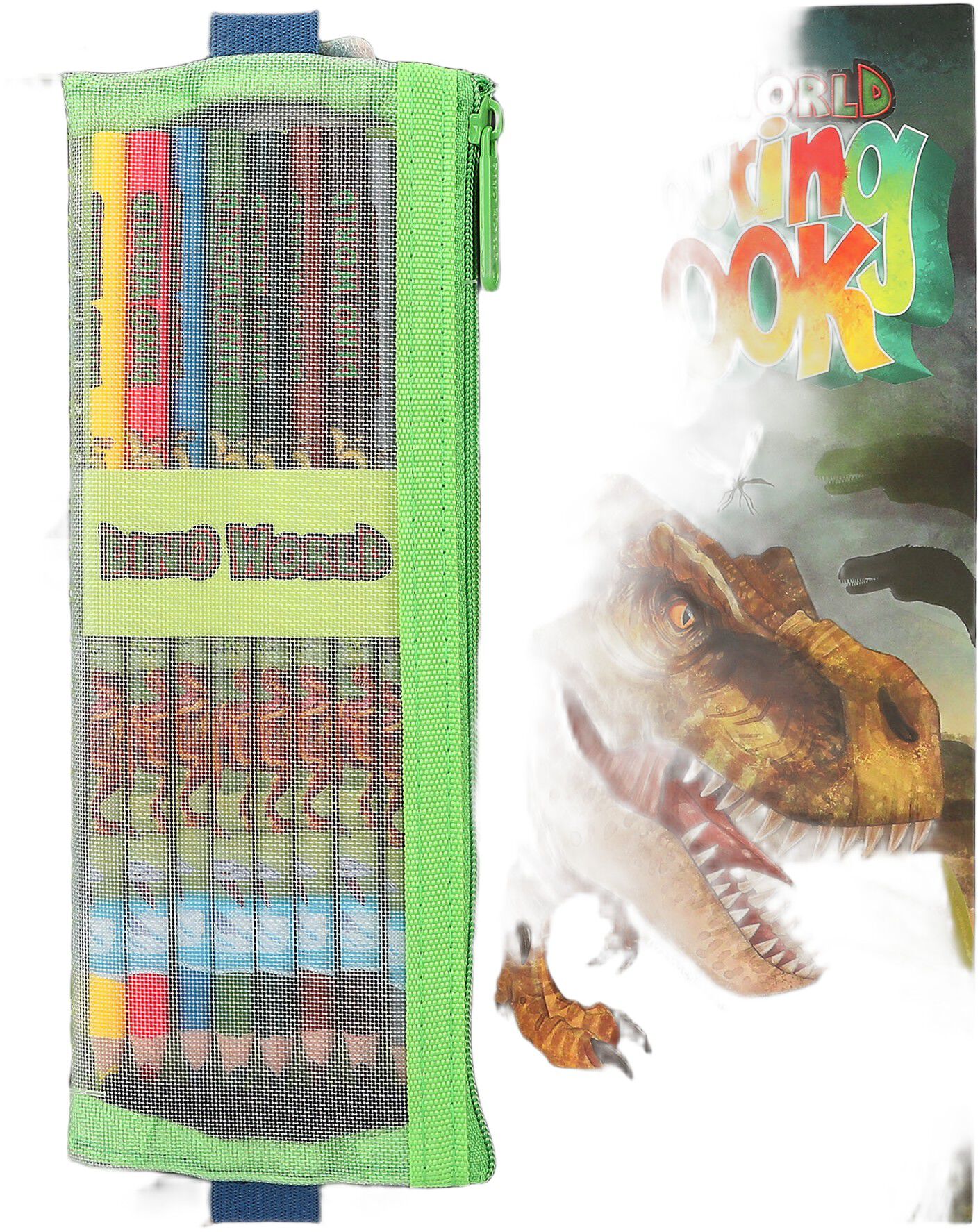 Dino World Malebog m/farv