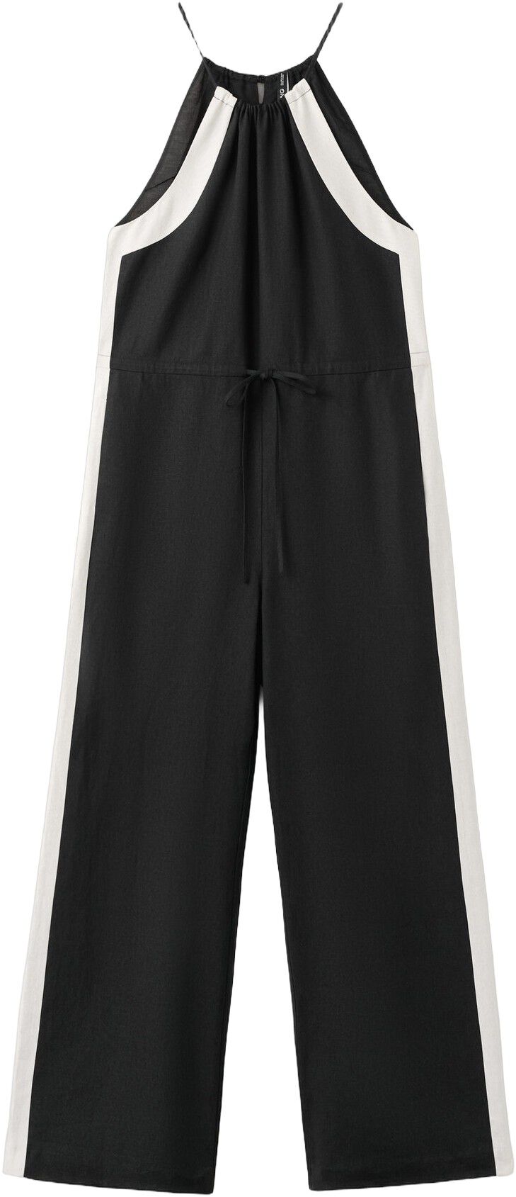 Linen halter jumpsuit