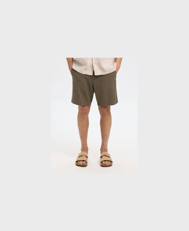 SLHREGULAR-BRODY LINEN SHORTS NOOS