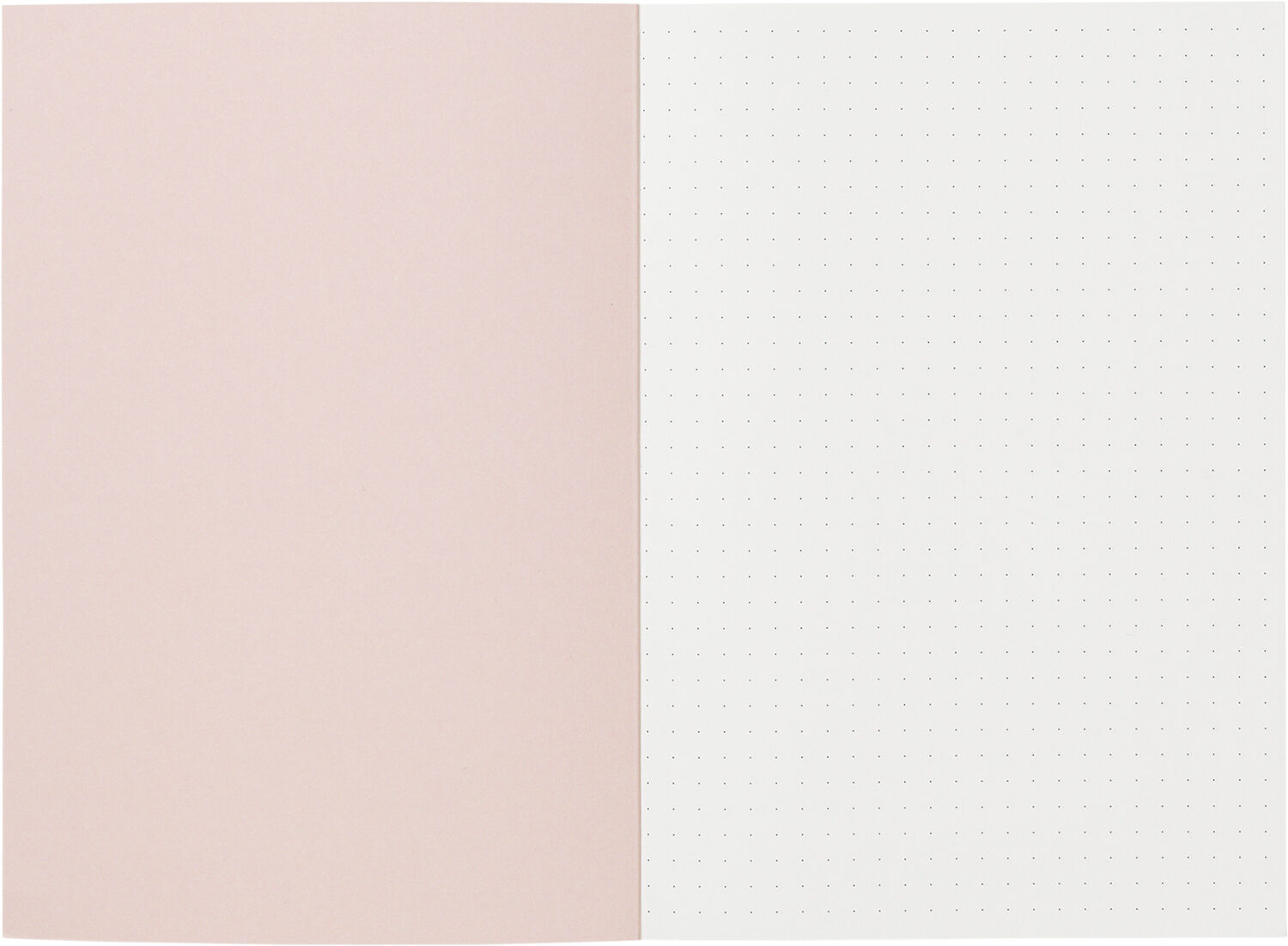 Medium notesbog, bl&aring; med tern