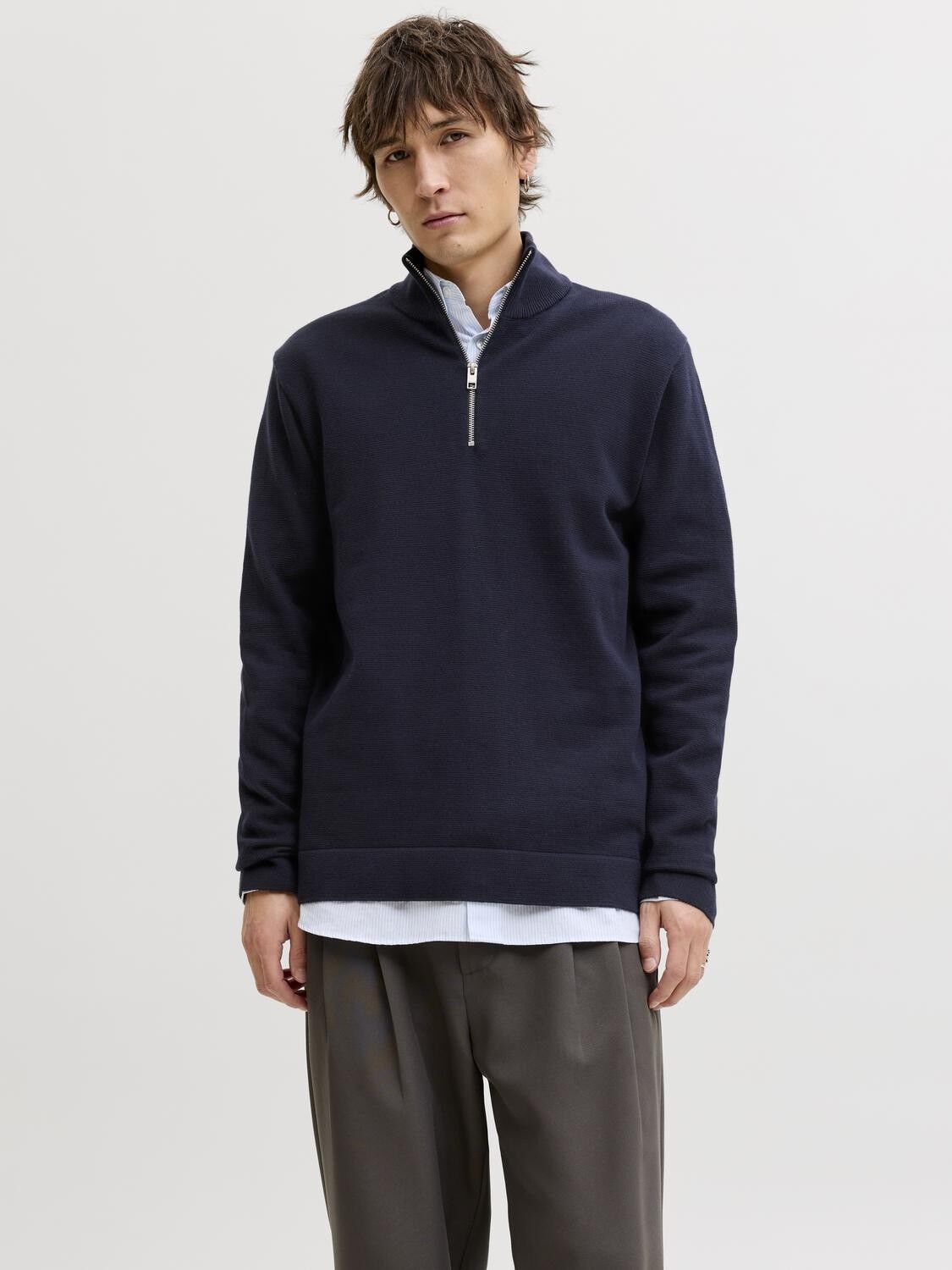 JPRBLAMILANO SPRING KNIT HALF ZIP
