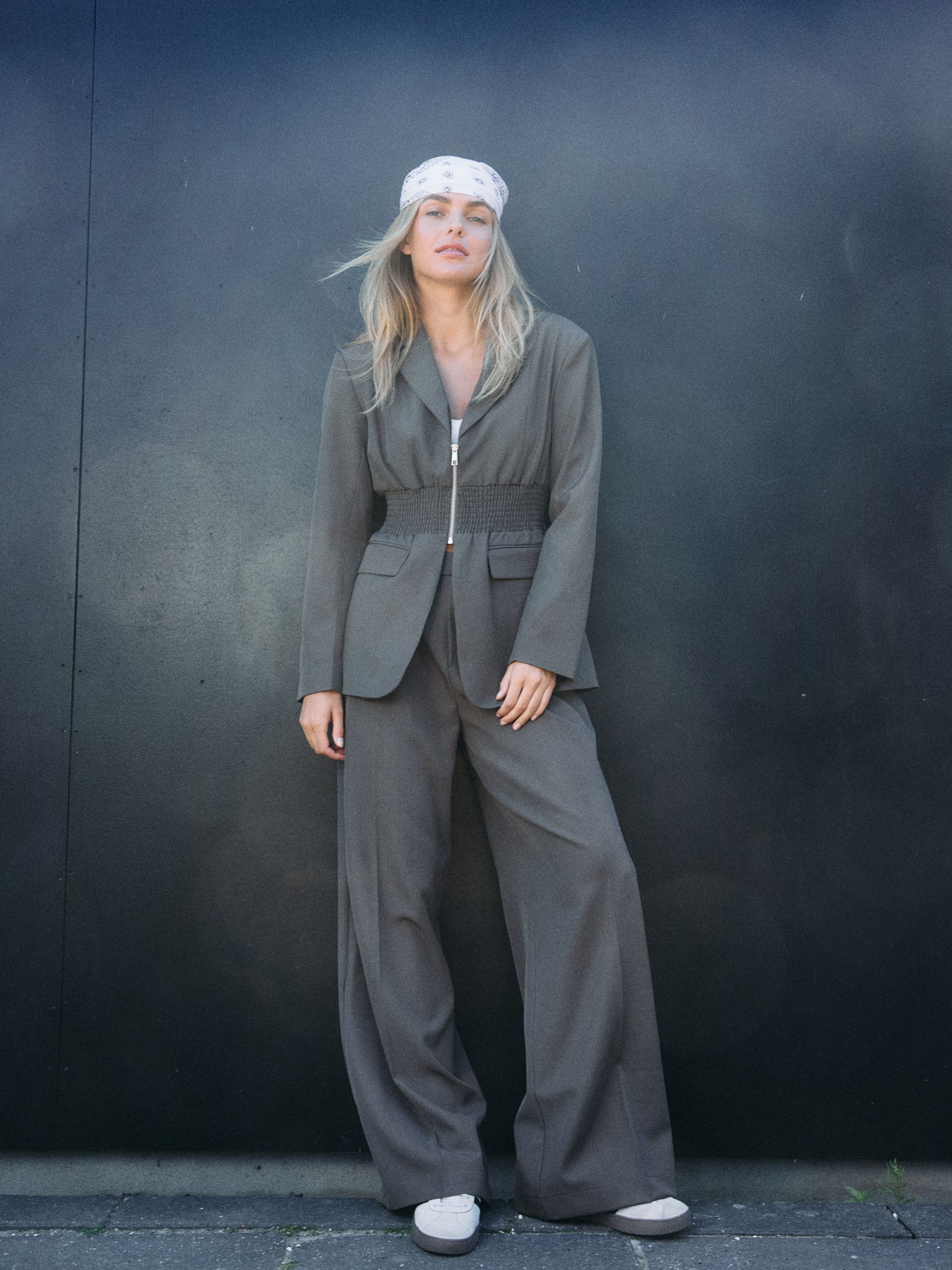 NMIRIS L/S SMOCK FITTED BLAZER