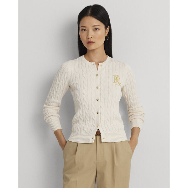 Cable-Knit Cotton Cardigan