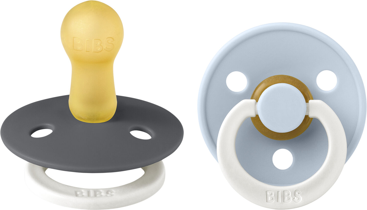 BIBS Colour 2 PACK Blush NIGHT/Vanilla NIGHT