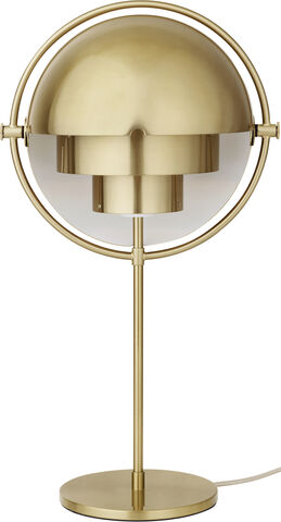 Multi-Lite Table Lamp, Brass base, EU Brass Shiny