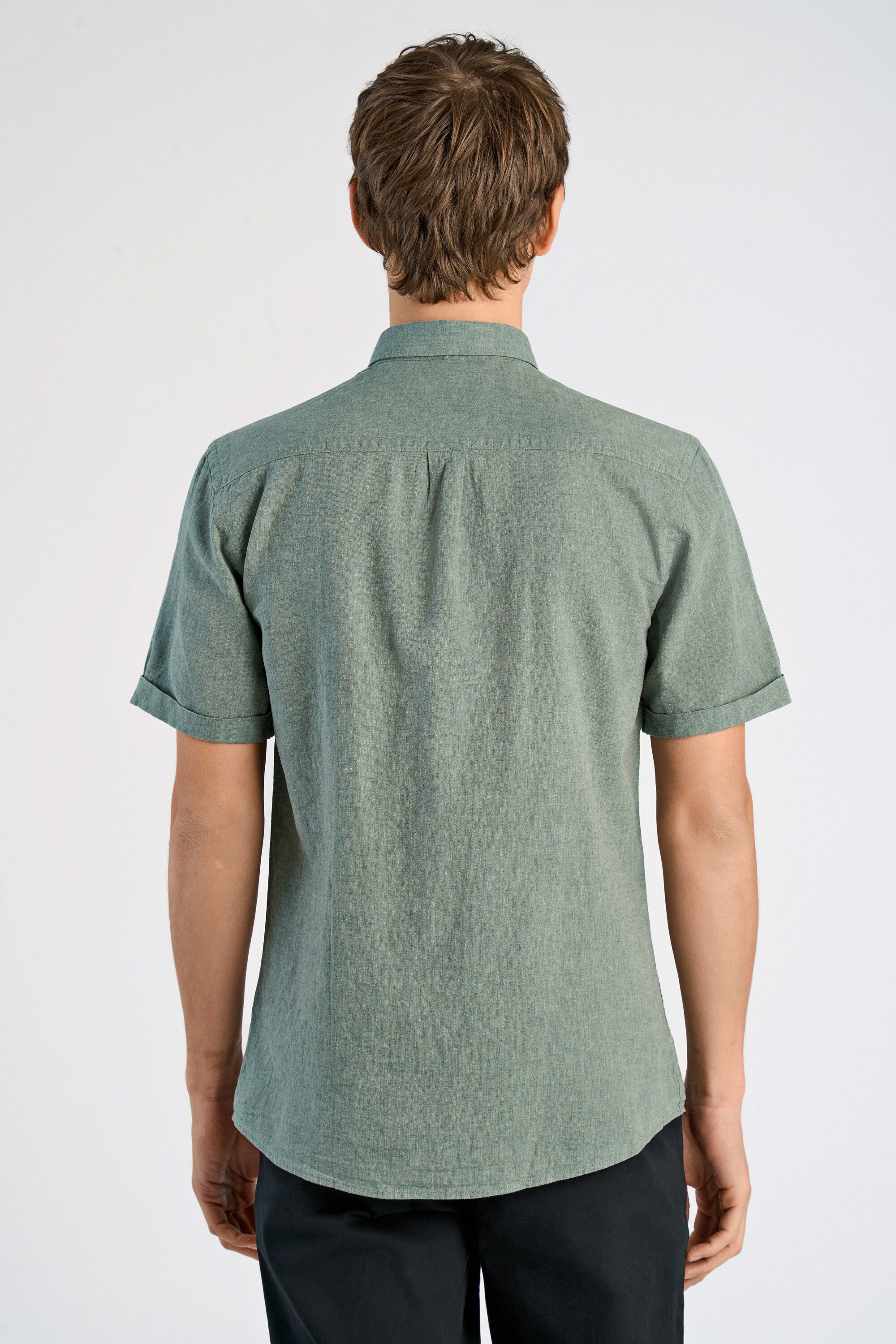 Cotton/linen shirt S/S