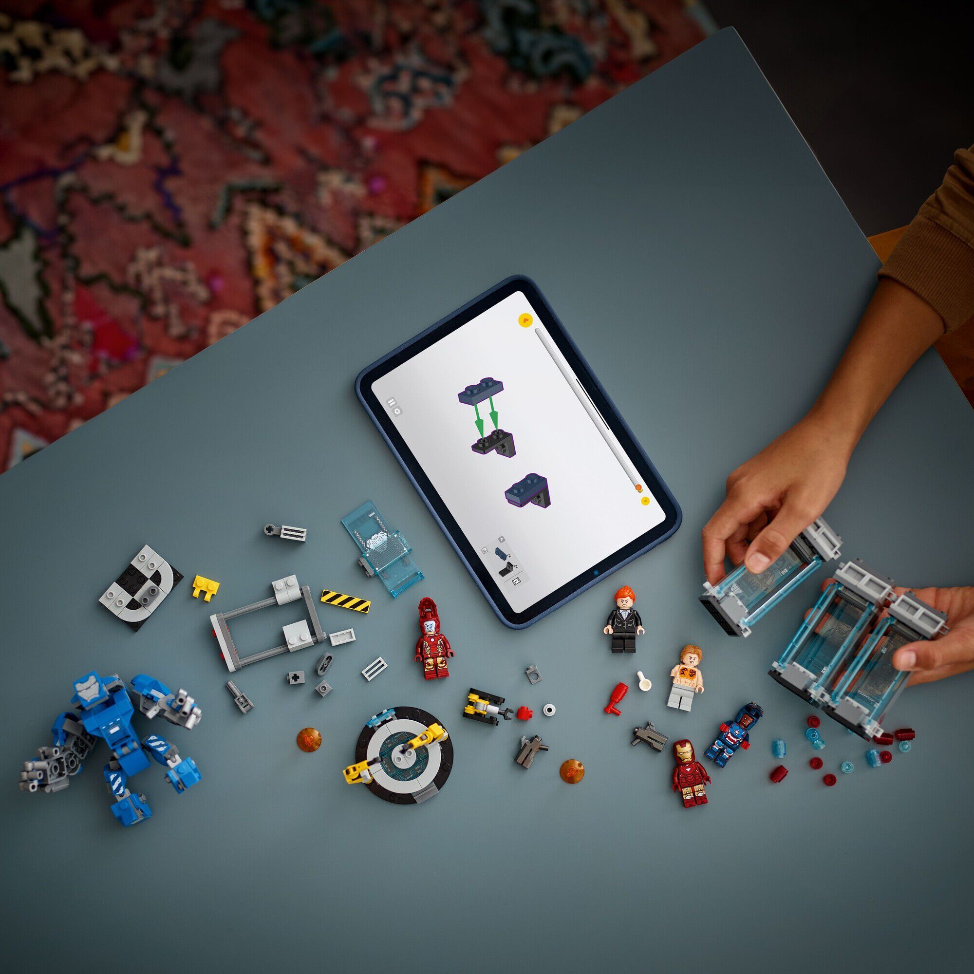 Iron Mans laboratorium: Dragtgalleriet 76315