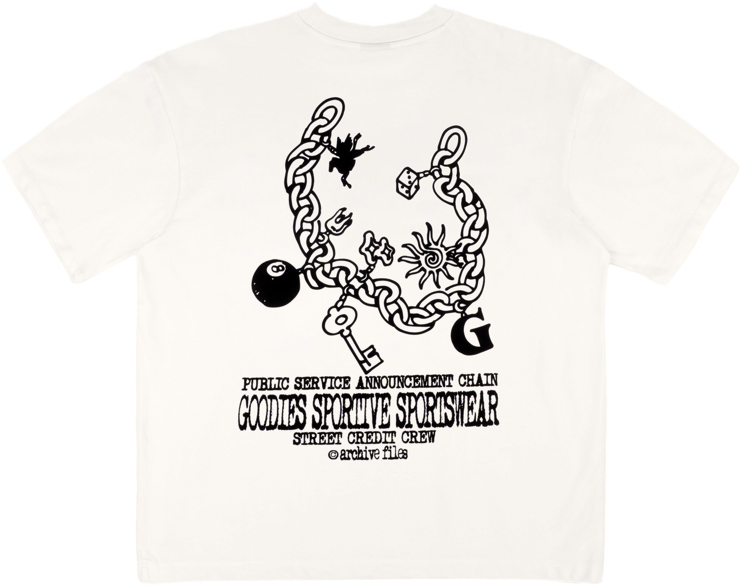 CHAIN WHITE TEE