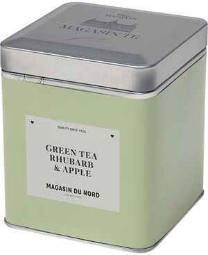 Grøn te med rabarber og æble 100g
