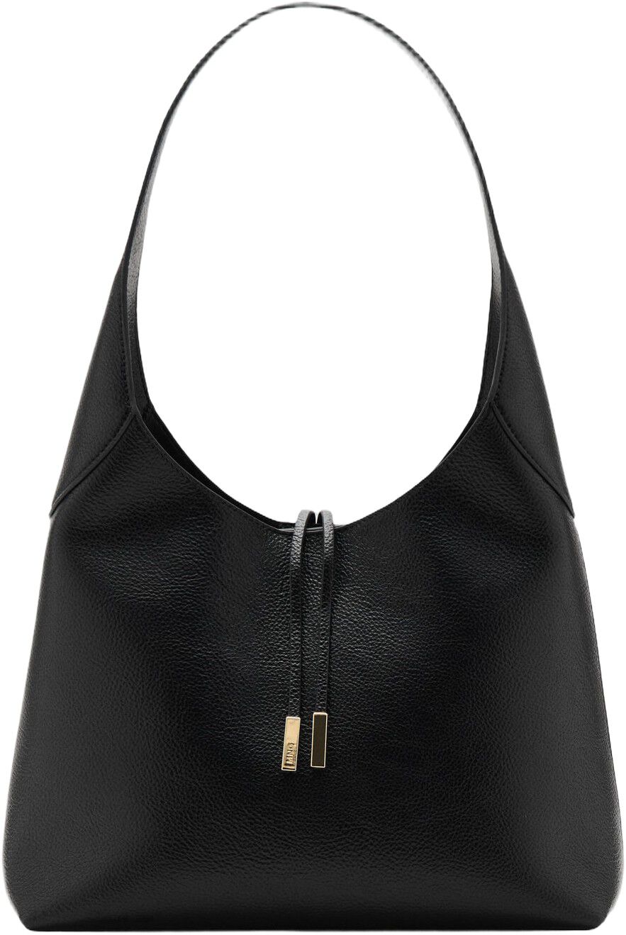 Shoulder bag with metal detail
