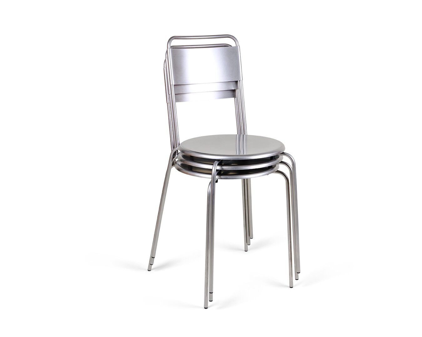Petit Rond Chair | Stainless Steel