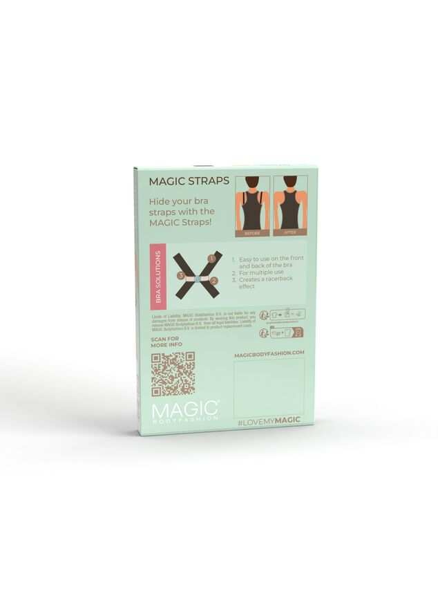 Magic Straps - white-black-skin - one size
