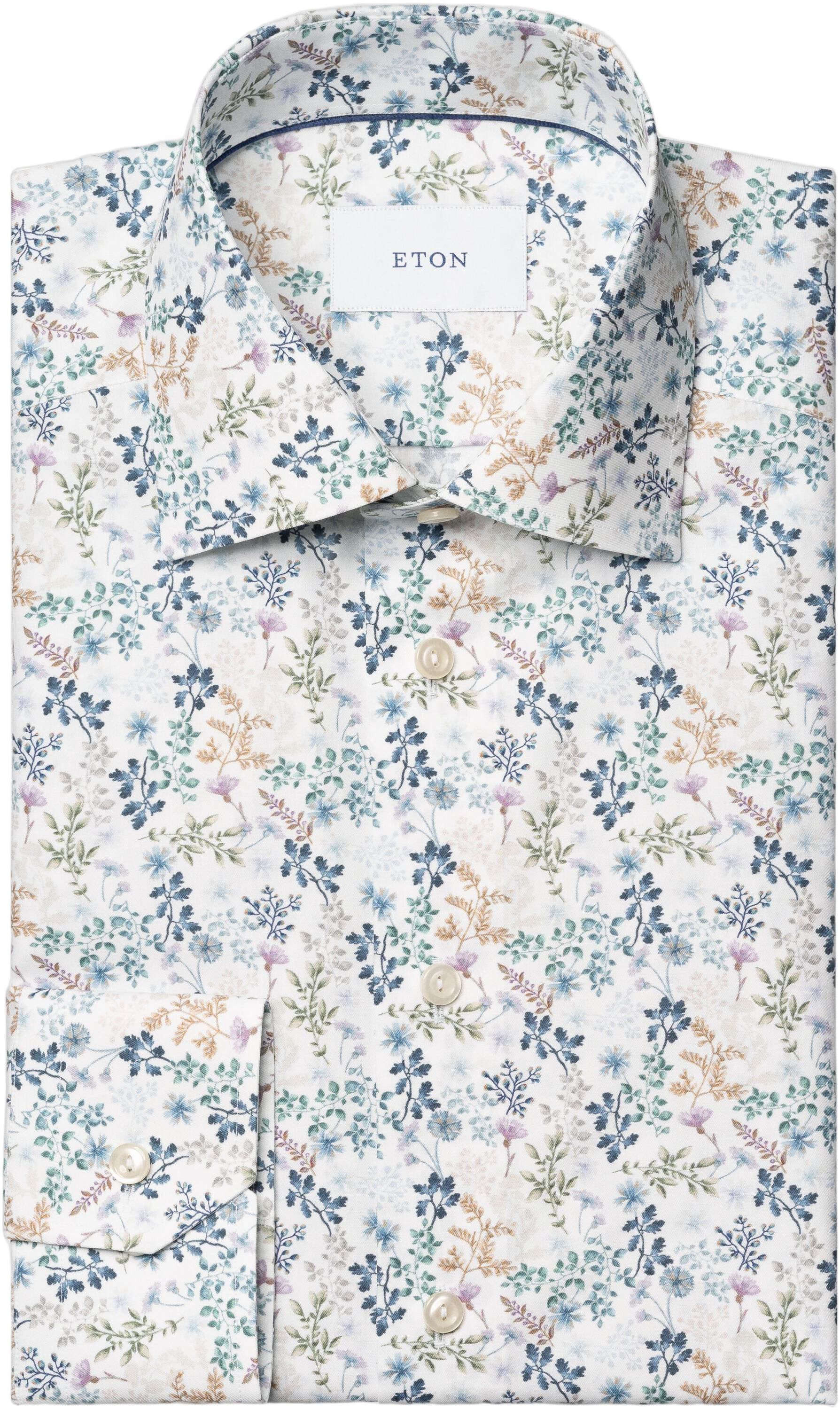 Contemporary Fit Floral Twill Shirt