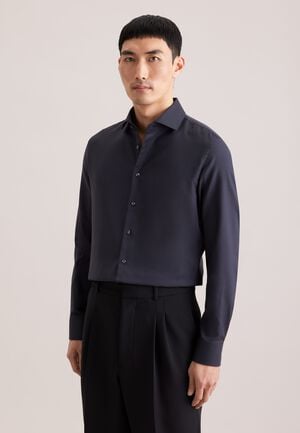 Business shirt Slim 1/1 Kent-Collar Structure