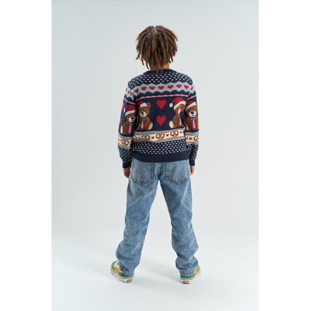 Pullover med Jacquard i julen