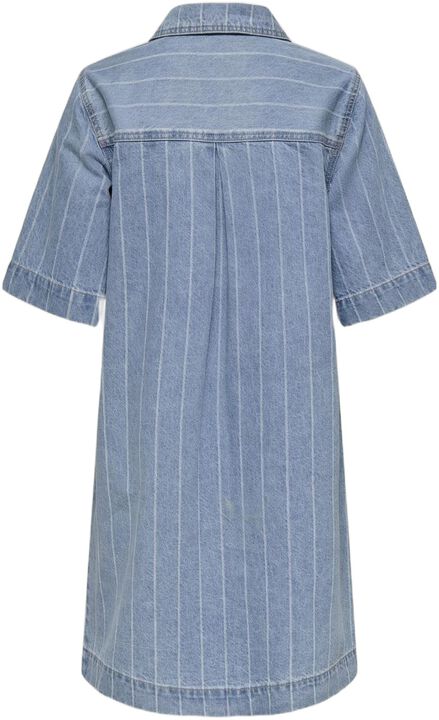 ONLASTA S/S STRIPE DNM DRESS GUA