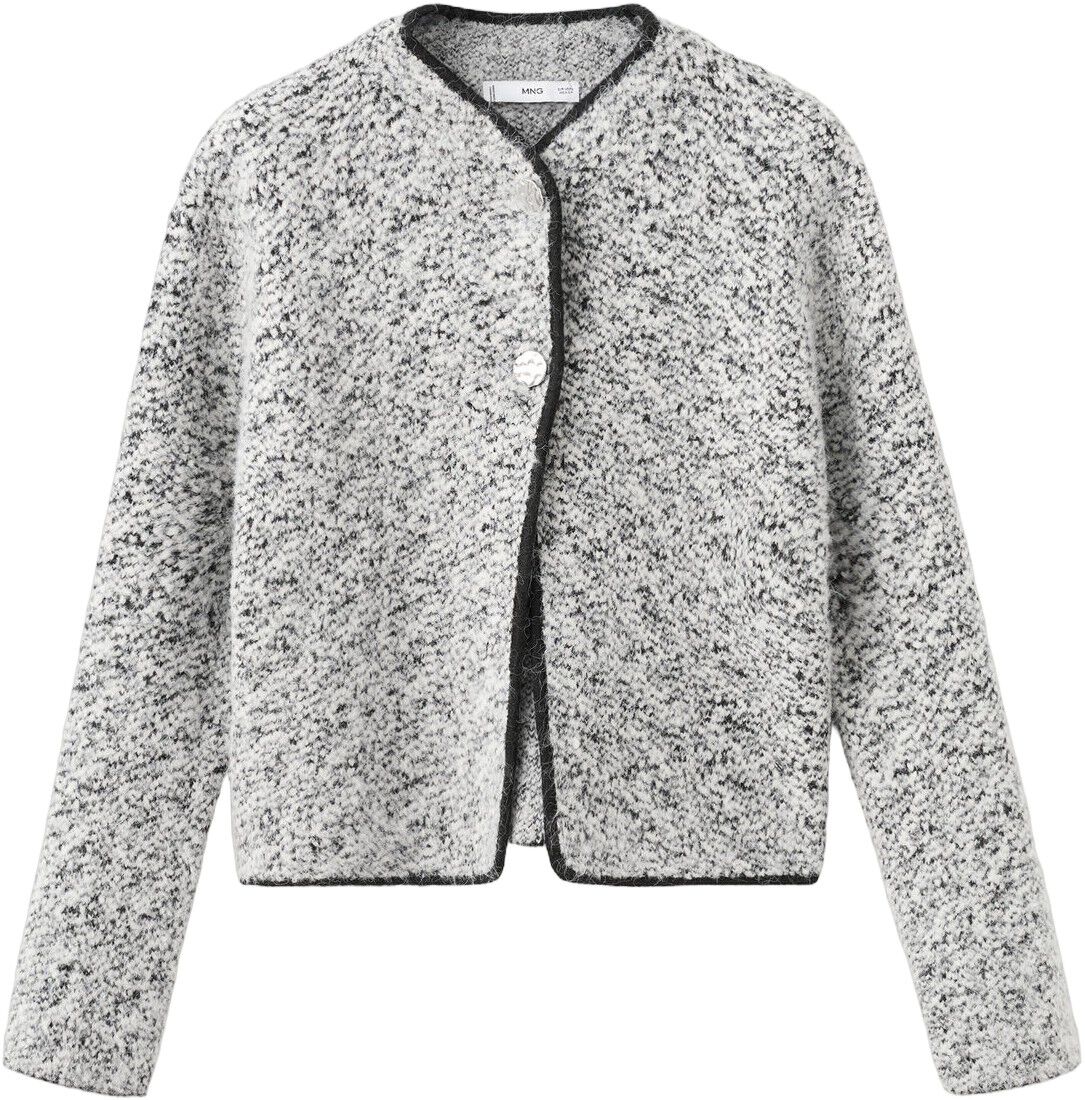 Flecked cotton-blend jacket
