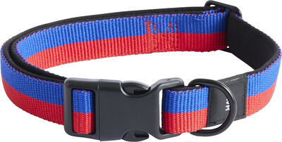 HAY Dogs Collar Flat-M/L-Red, blue