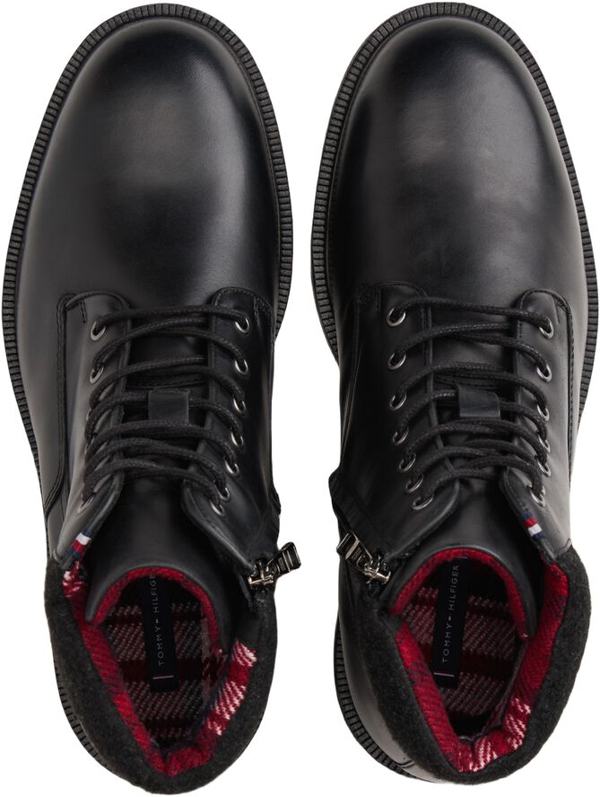 CLEATED HILFIGER W LTH BOOT