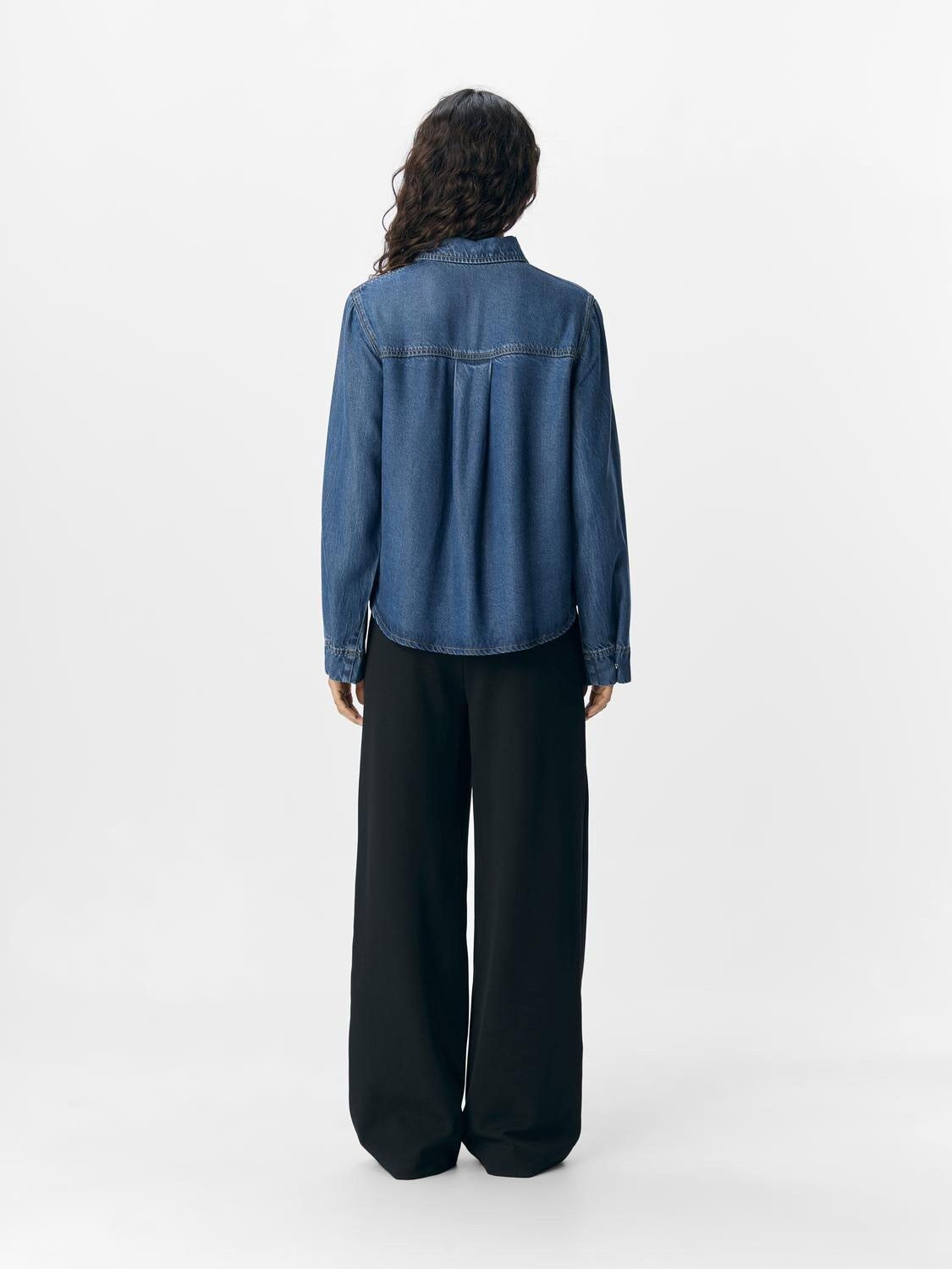 OBJFRAME LO L/S SHIRT NOOS