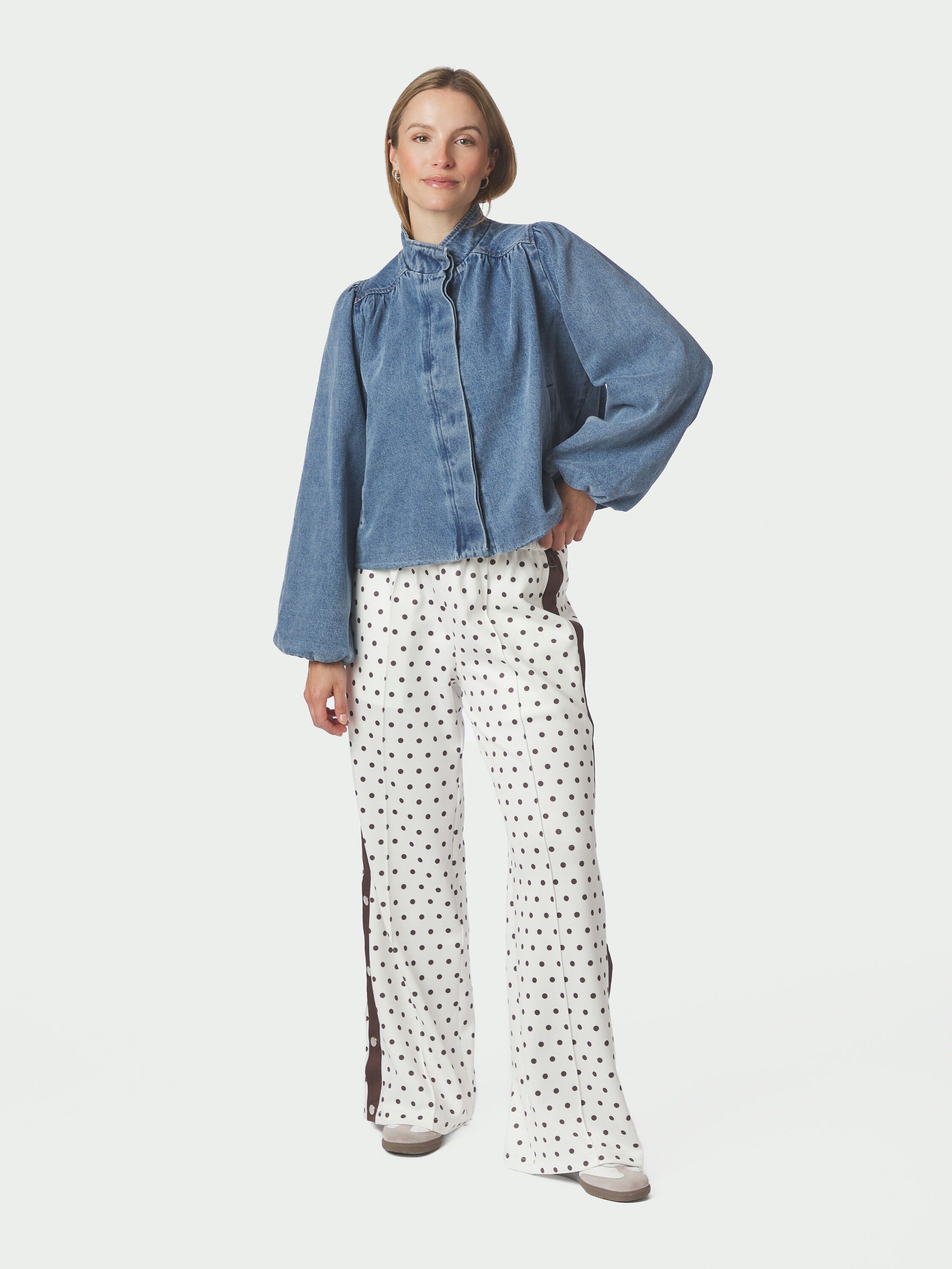 Meggie Dot Track Suit Pants