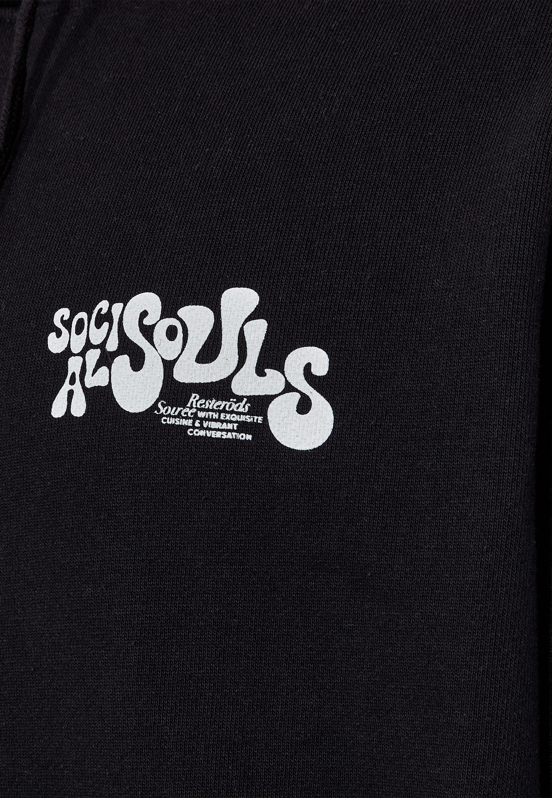 Jay Chest Print Hoodie