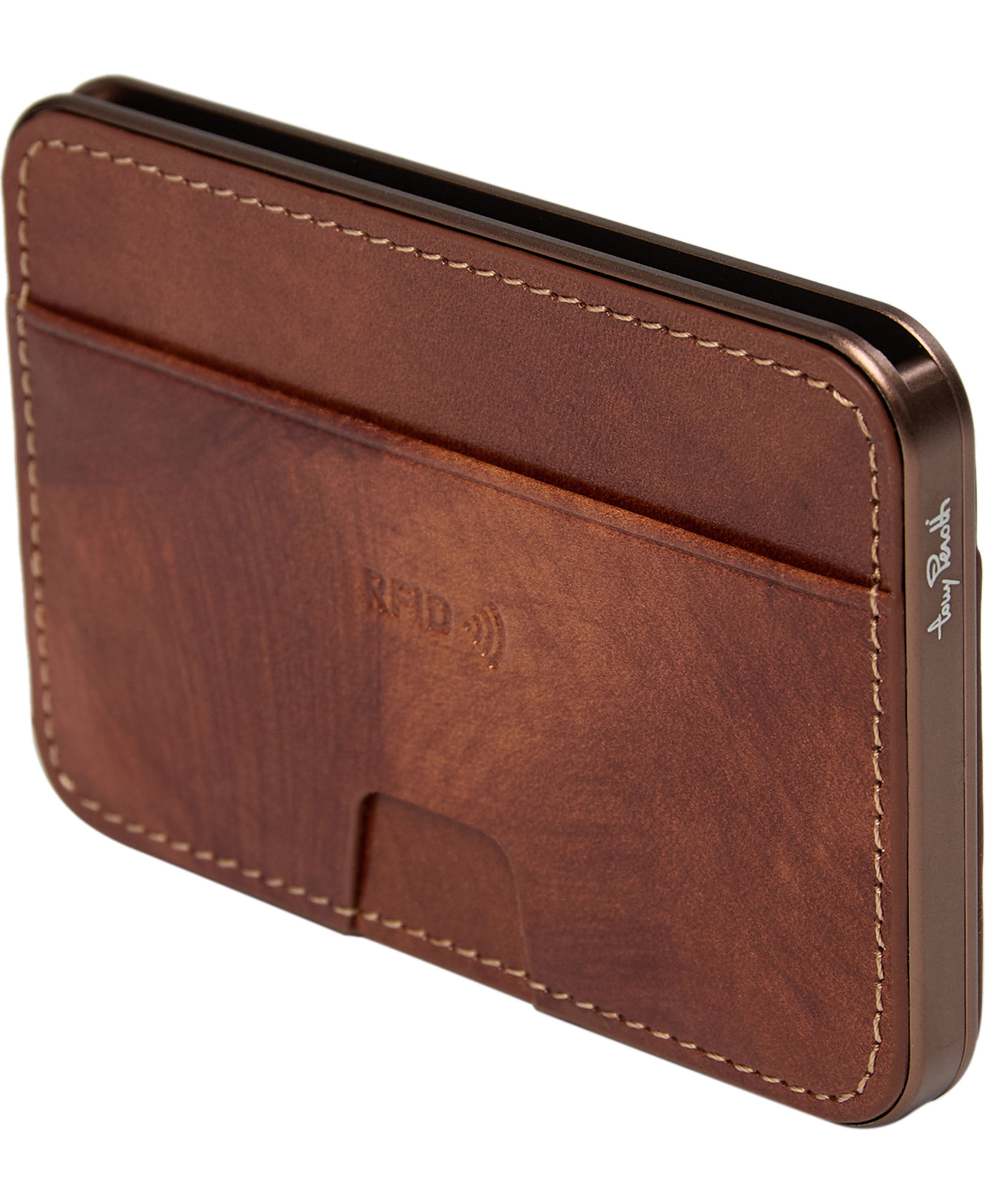 Fuurbo Evo Van Gogh leather RFID cardholder slim