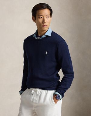 Cotton Crewneck Sweater