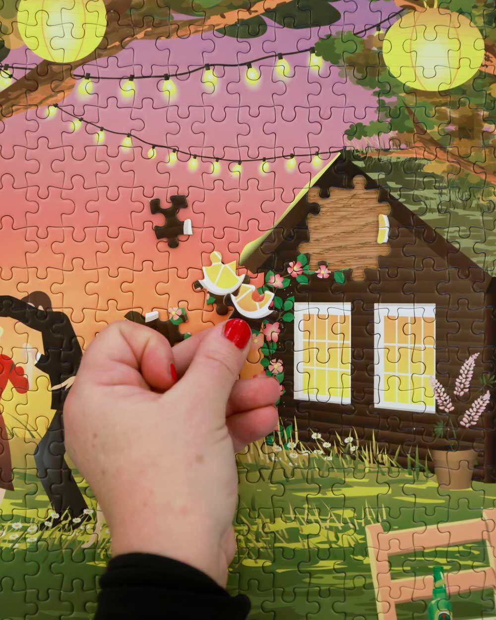 GARDEN PARTY - puslespil med 1000 brikker