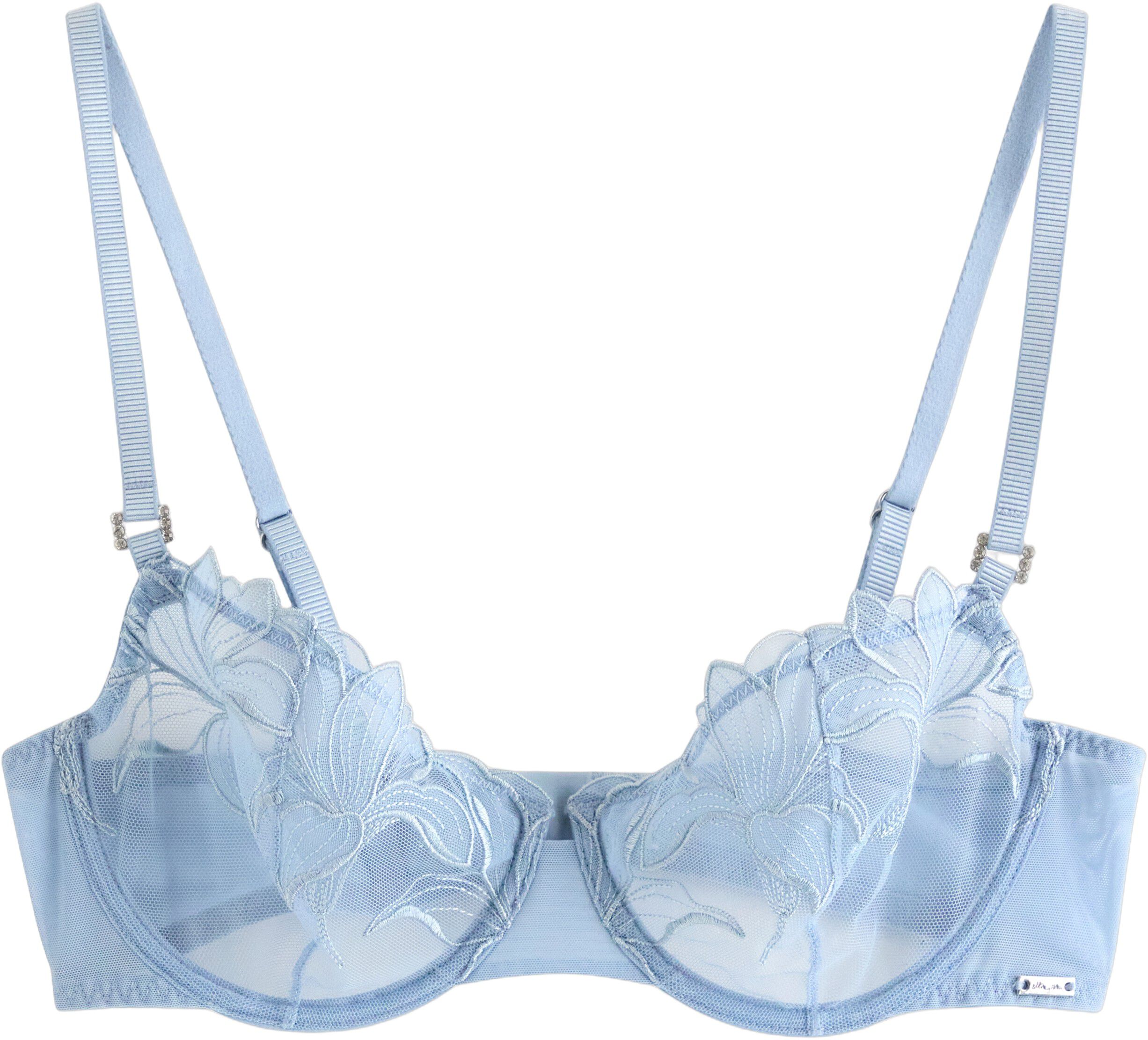 Upolstret b&oslash;jle-BH i gjennomsiktig