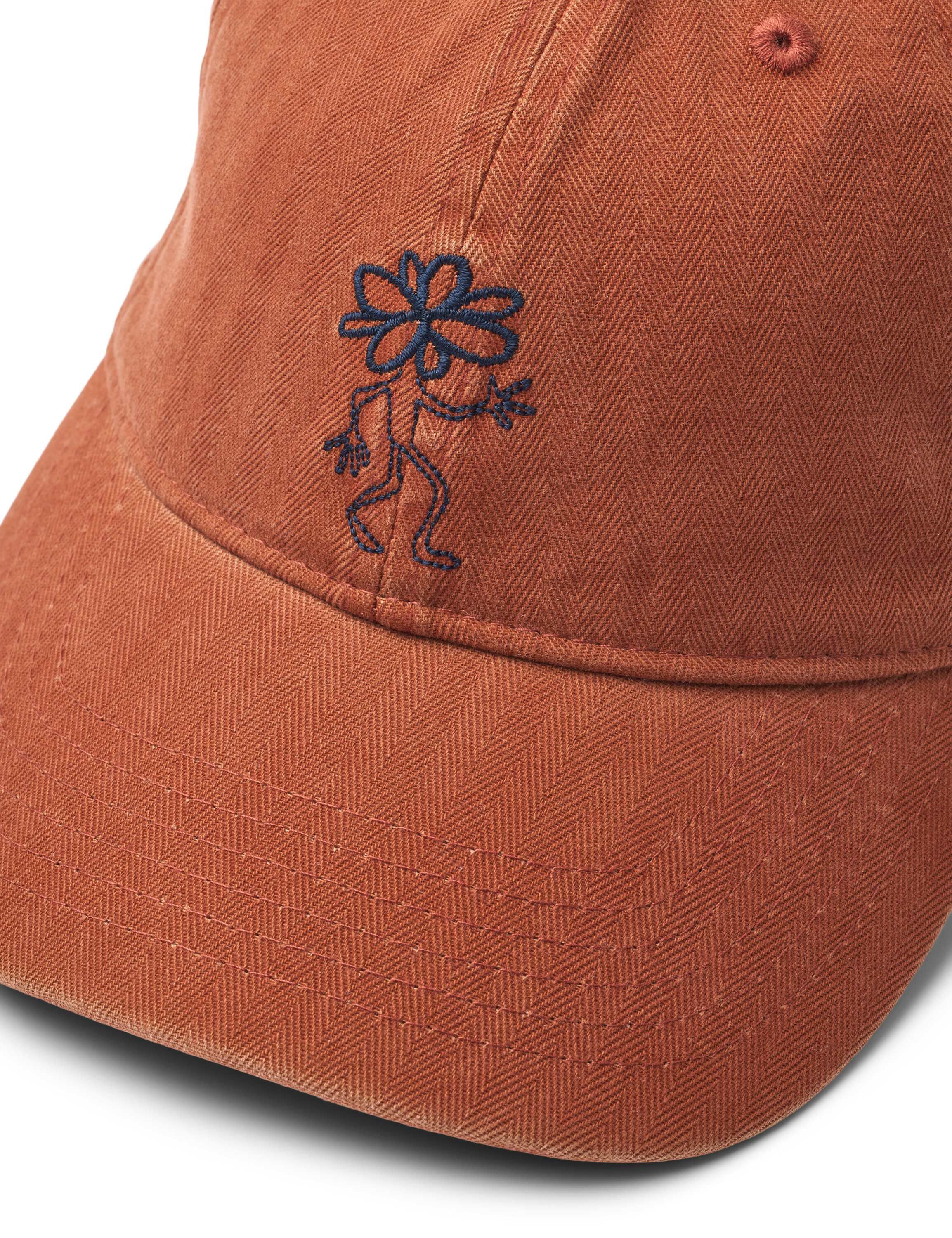 TREE WASHED HERRINGBONE CAP