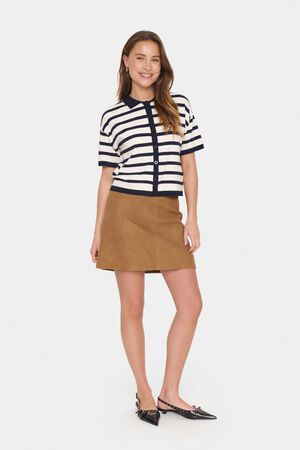 LikamSZ Striped Polo Cardigan