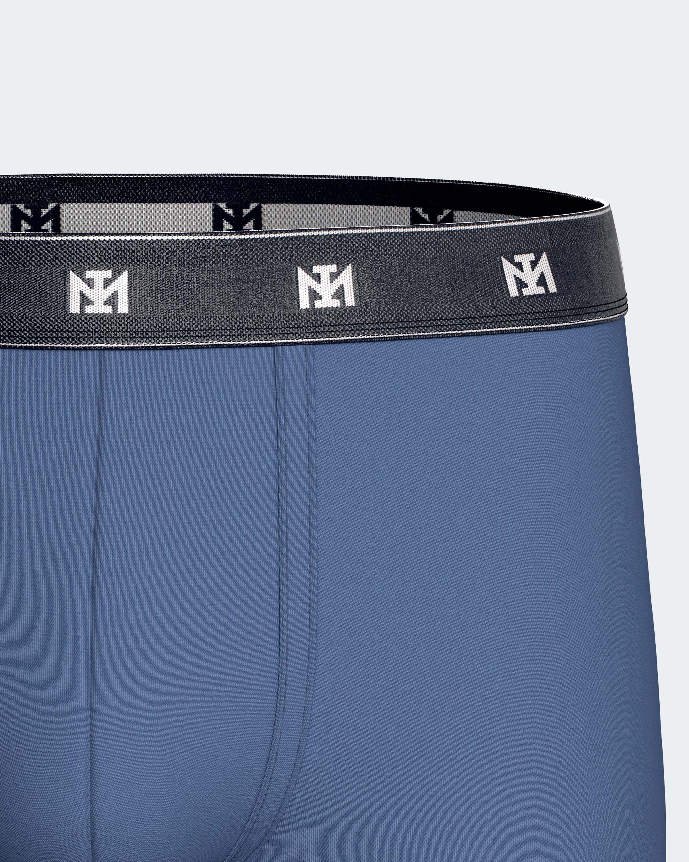 Pack of 2 long men's boxers in Lyocell