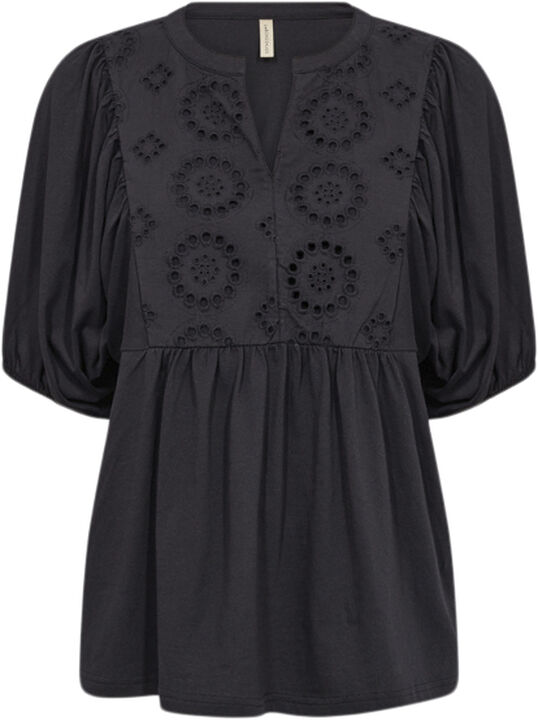 SC-LORAINE 7 Bluse Sort